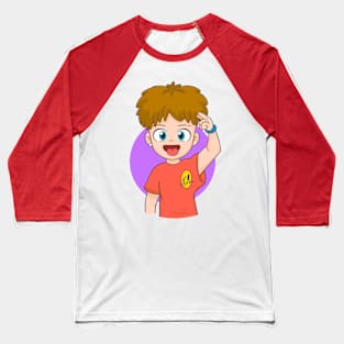 Boy aesthetic "stay cool" 3 red t-shirt Baseball T-Shirt